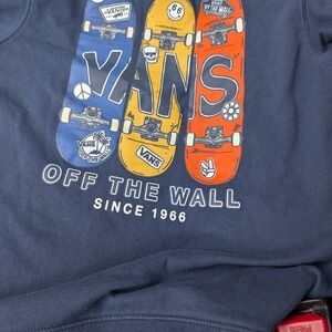 Vans Navy Graphic Sweatshirt